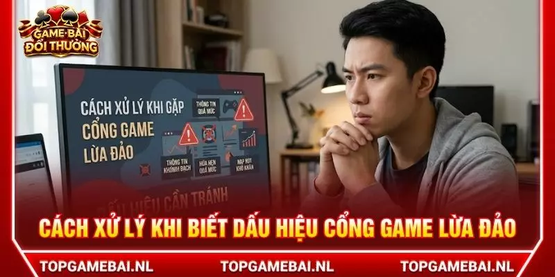 Cách xử lý khi biết có dấu hiệu cổng game lừa đảo