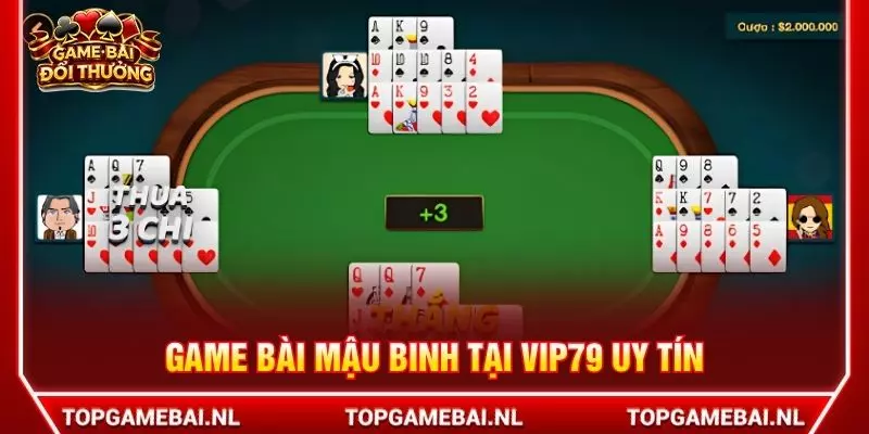 Game bài mậu binh tại VIP79 uy tín