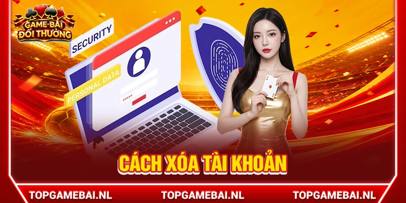 Cách xoá tài khoản