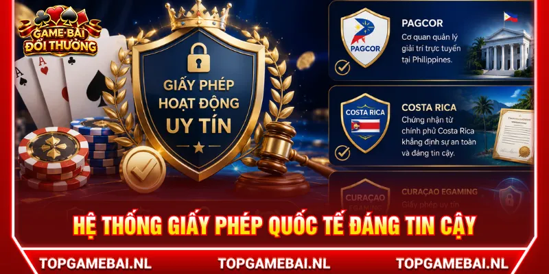 Giấy phép hoạt động đảm bảo mọi hoạt động minh bạch