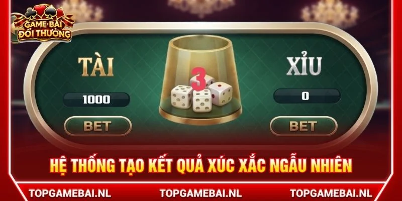 Hệ thống tạo kết quả xúc xắc ngẫu nhiên