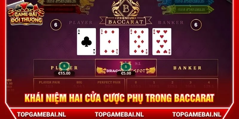 Khái niệm hai cửa cược phụ trong Baccarat