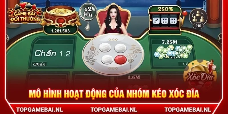 Mô hình hoạt động của nhóm kéo xóc đĩa