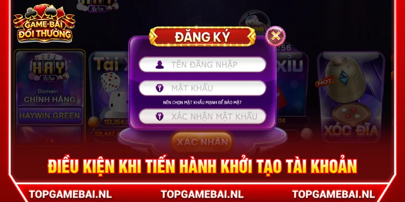 Những điều kiện cần nhớ khi đăng ký tài khoản chơi game