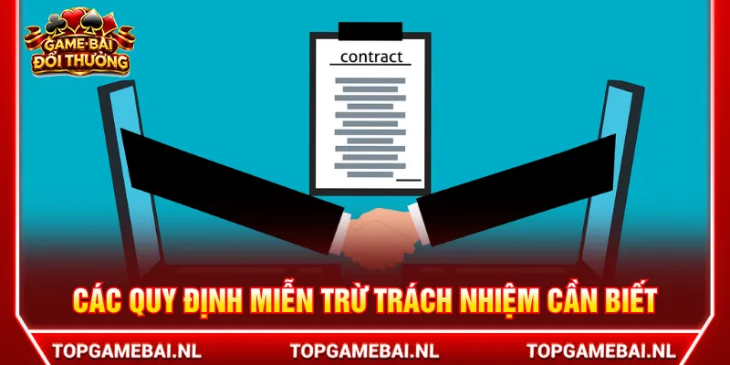 Trường hợp đã được quy định nền tảng sẽ miễn trách nhiệm